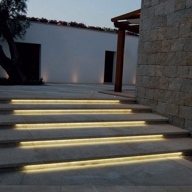 Wrap Lights Around Stairs solar step lights fligreen