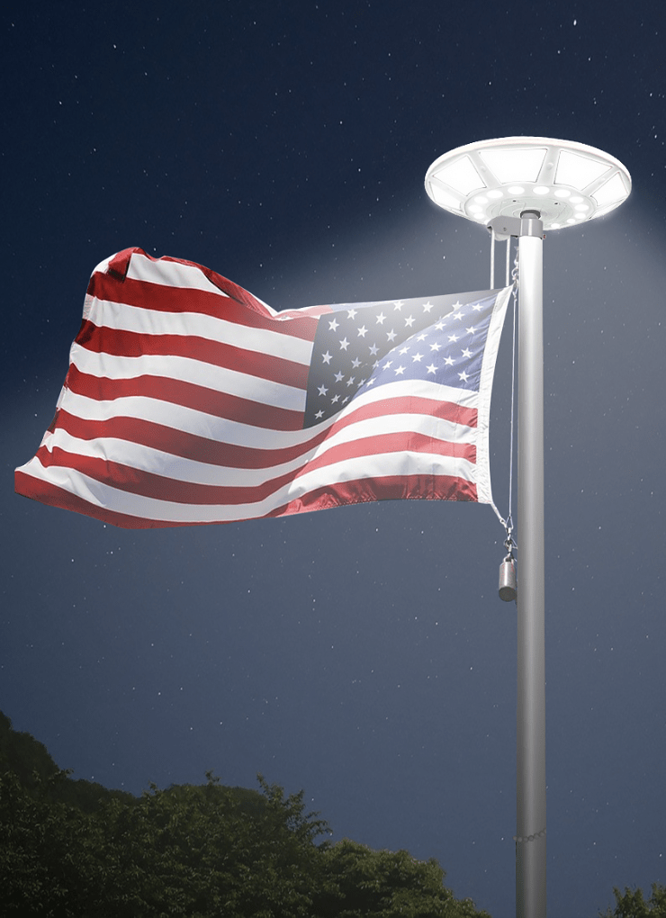 fligreen flagpole solar lights