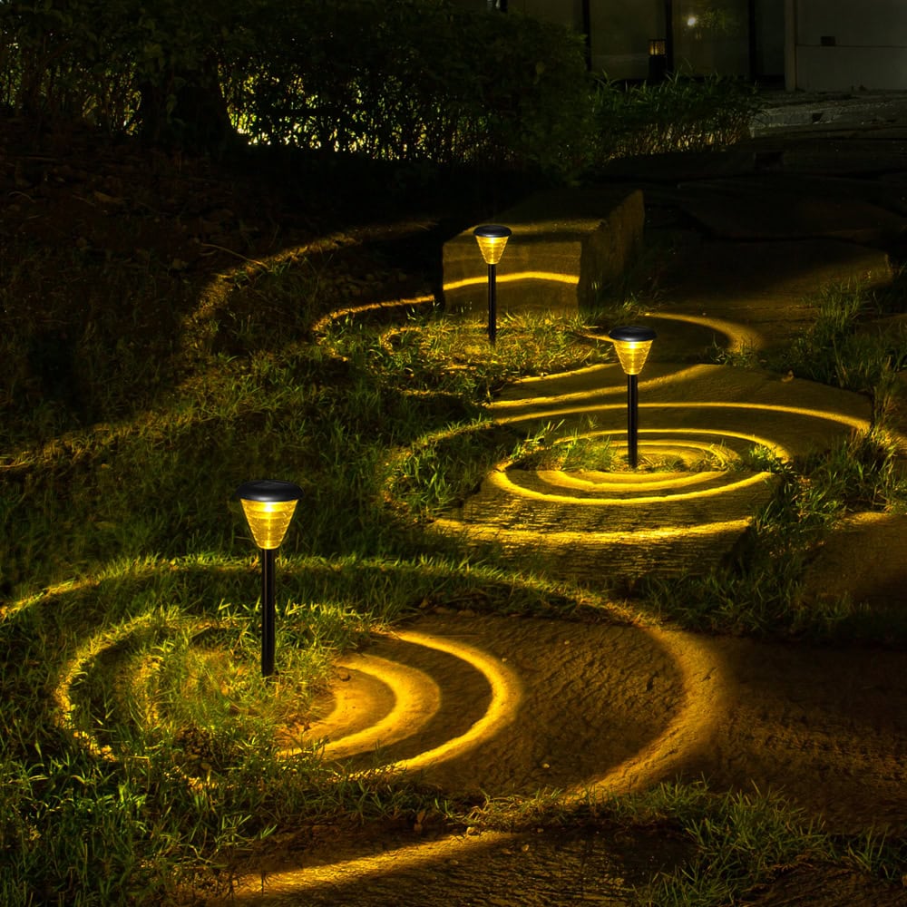 solar circle lighting shape pathway lights-SSL-41