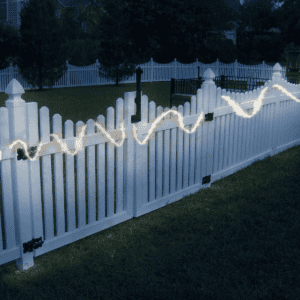 color change solar string lights wrap on fences-min