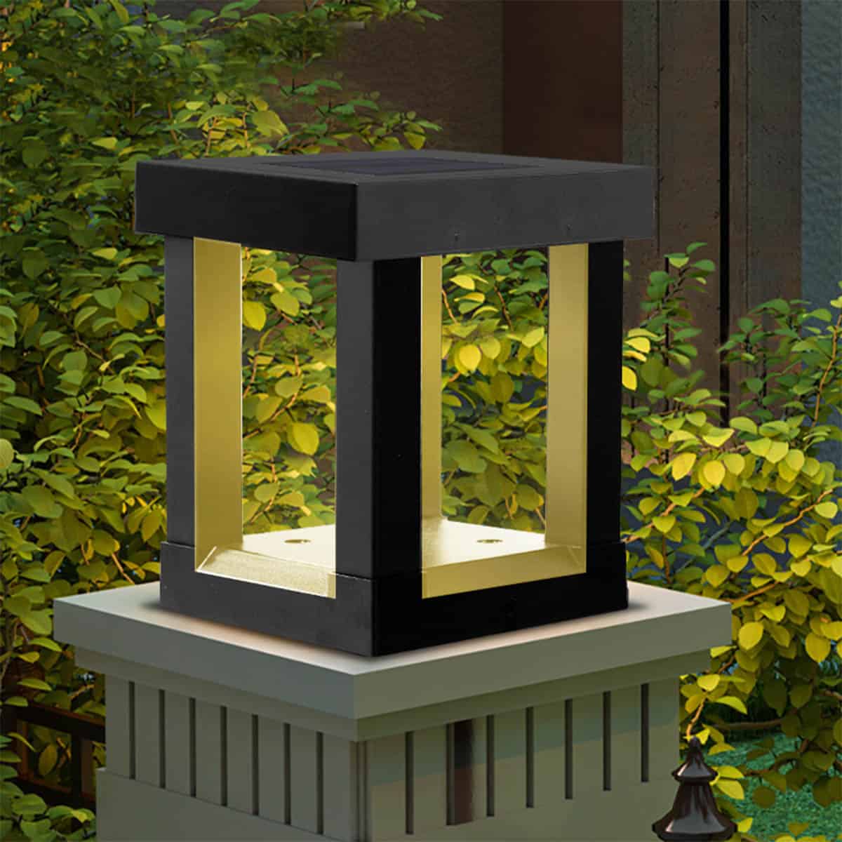 solar post lights