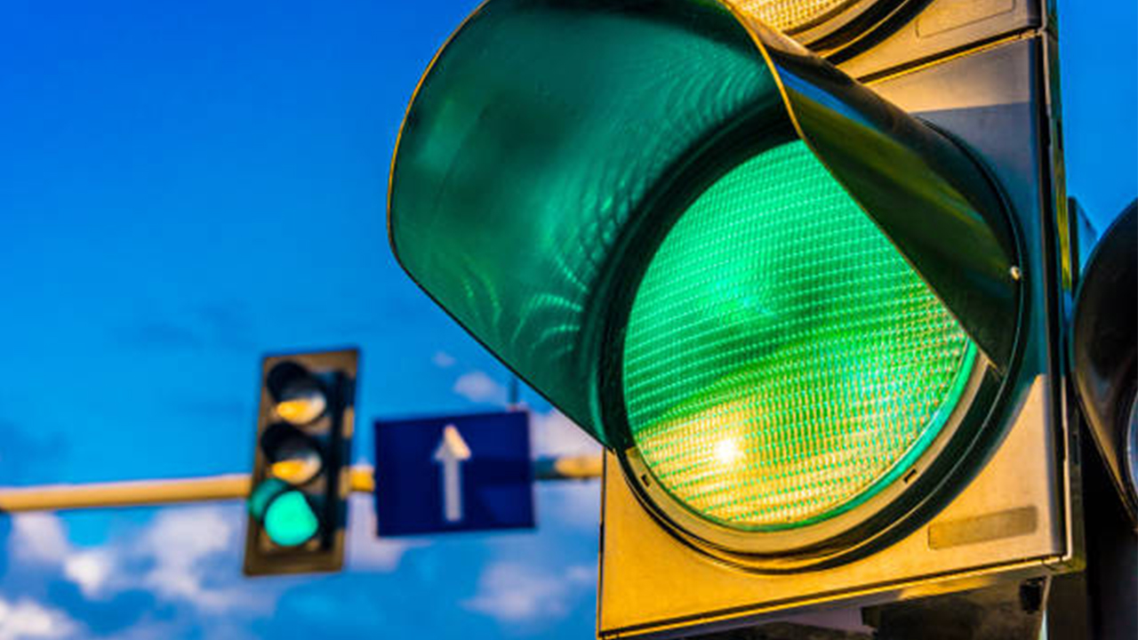 Green LED used for traffic light