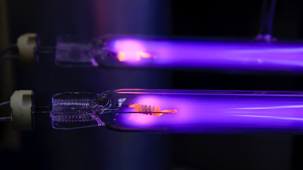 ultraviolet cleaning the material surface