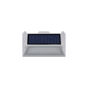 SFL-17 Two PIR Solar Fence Waterproof LED Black Modern Solar Wall Lights