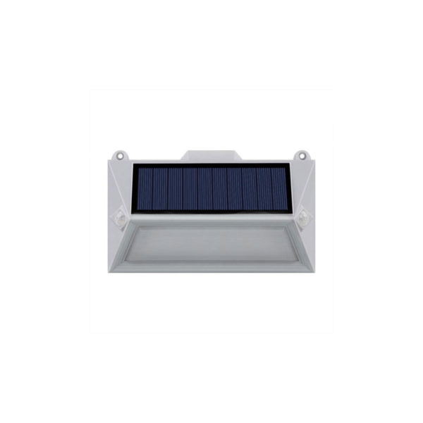 SFL-17 Two PIR Solar Fence Waterproof LED Black Modern Solar Wall Lights