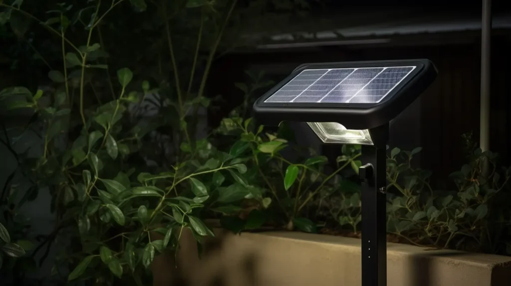 Floodlight-Style Solar Sensor Light