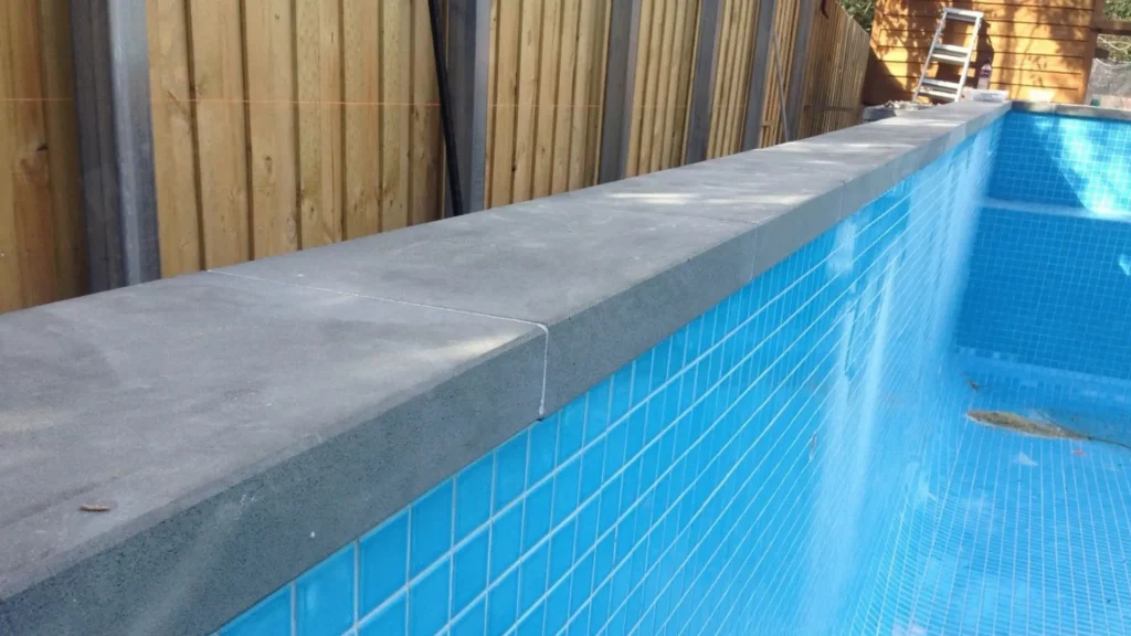 16.Grey Cement Pool Edge