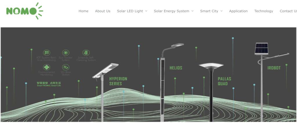 NOMO solar street lights