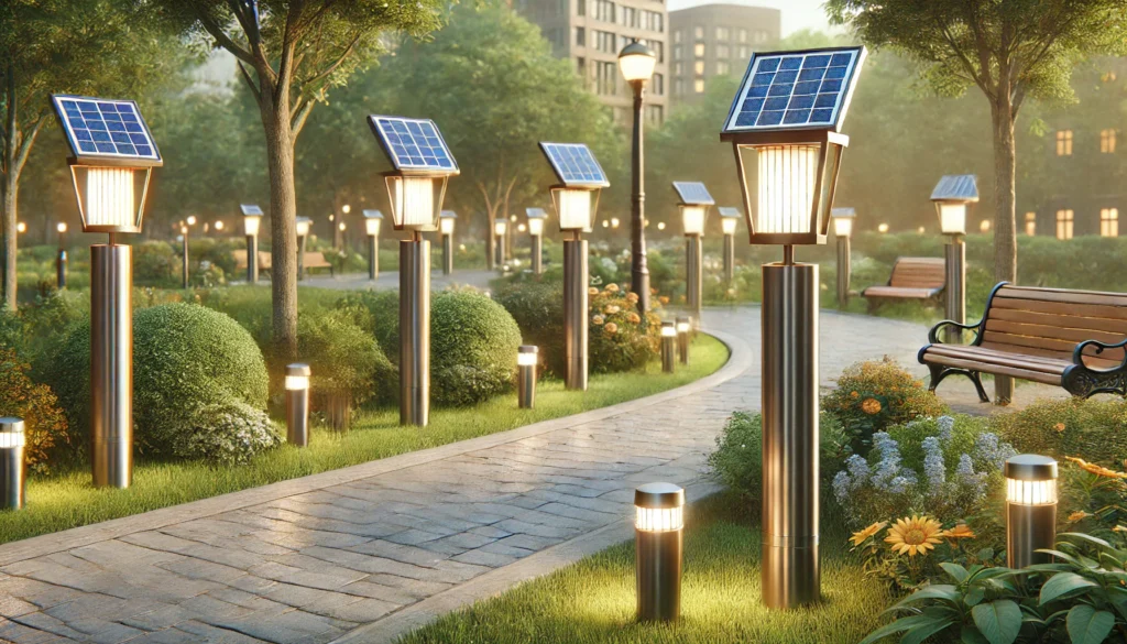 future of solar park lights